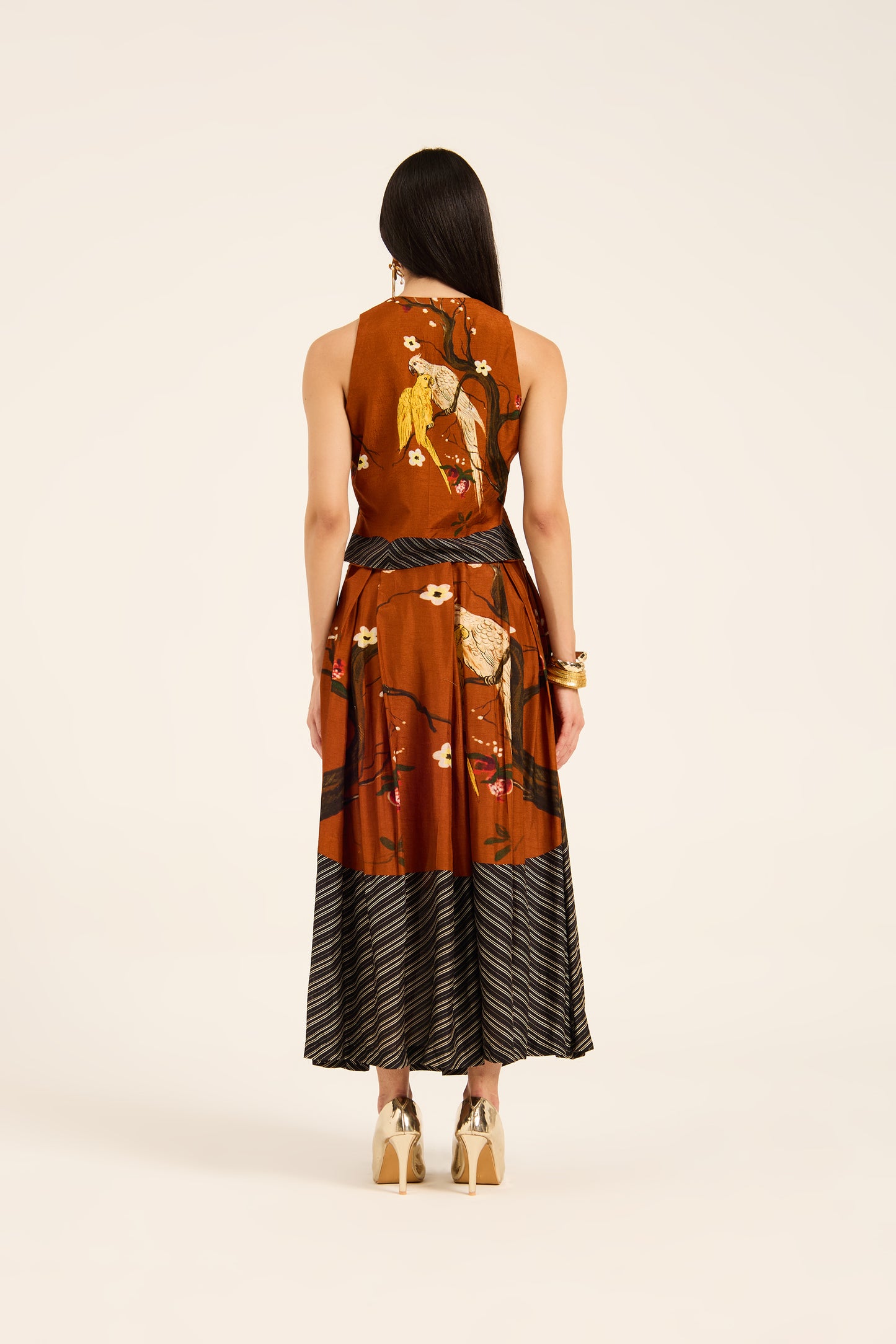 Misora waistcoat and skirt set