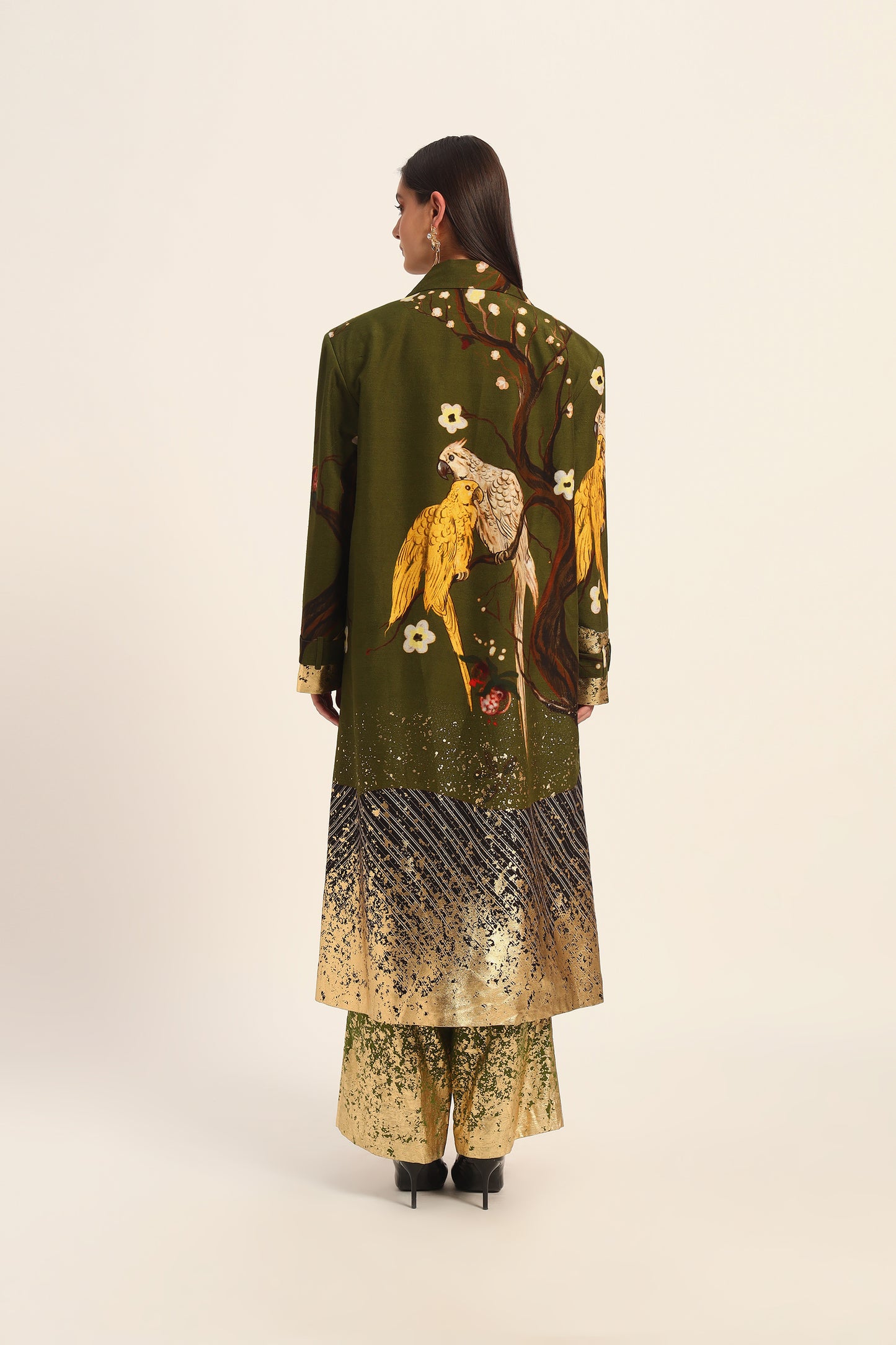 Miko Green Overcoat