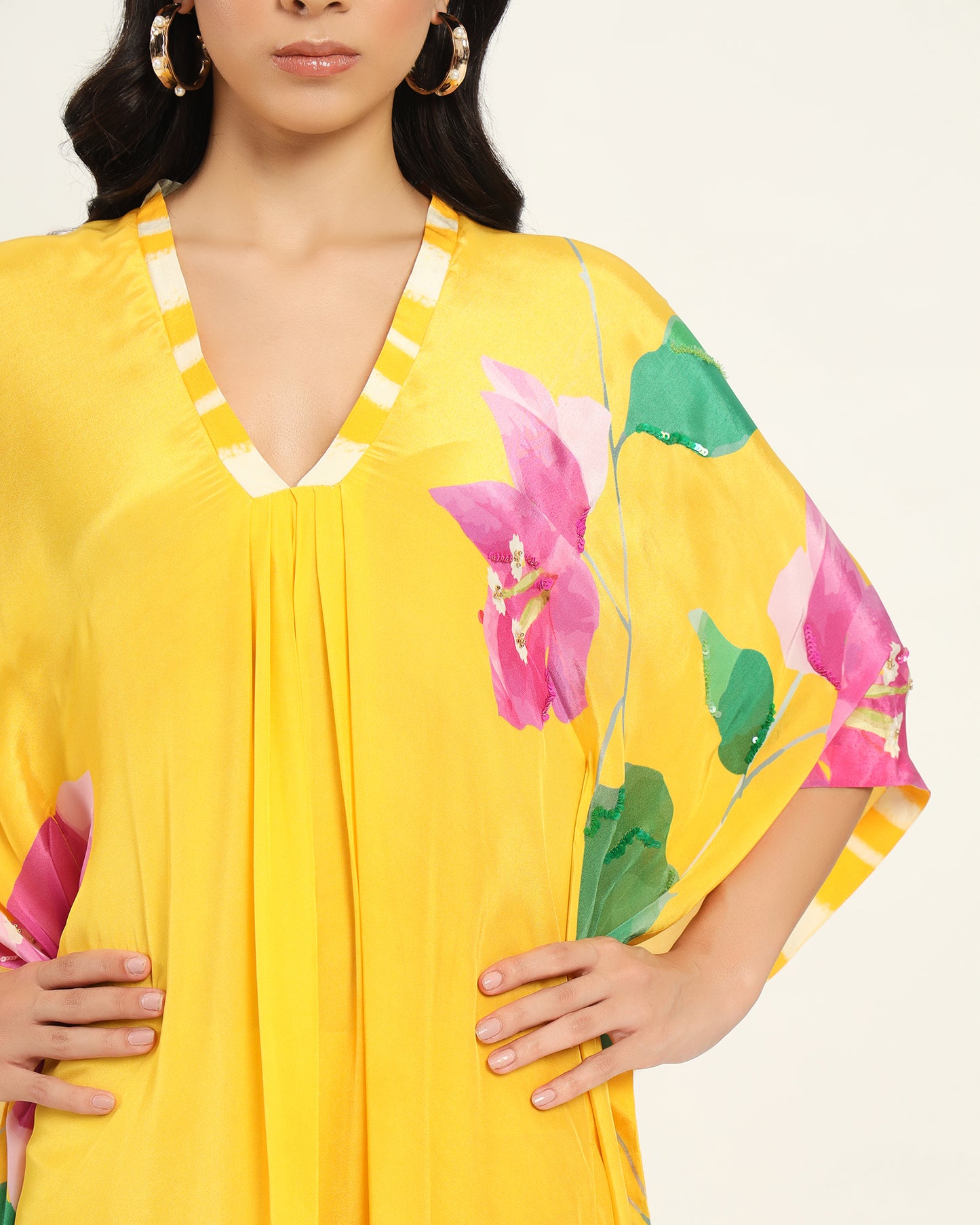 Bougainvillea Kaftaan dress