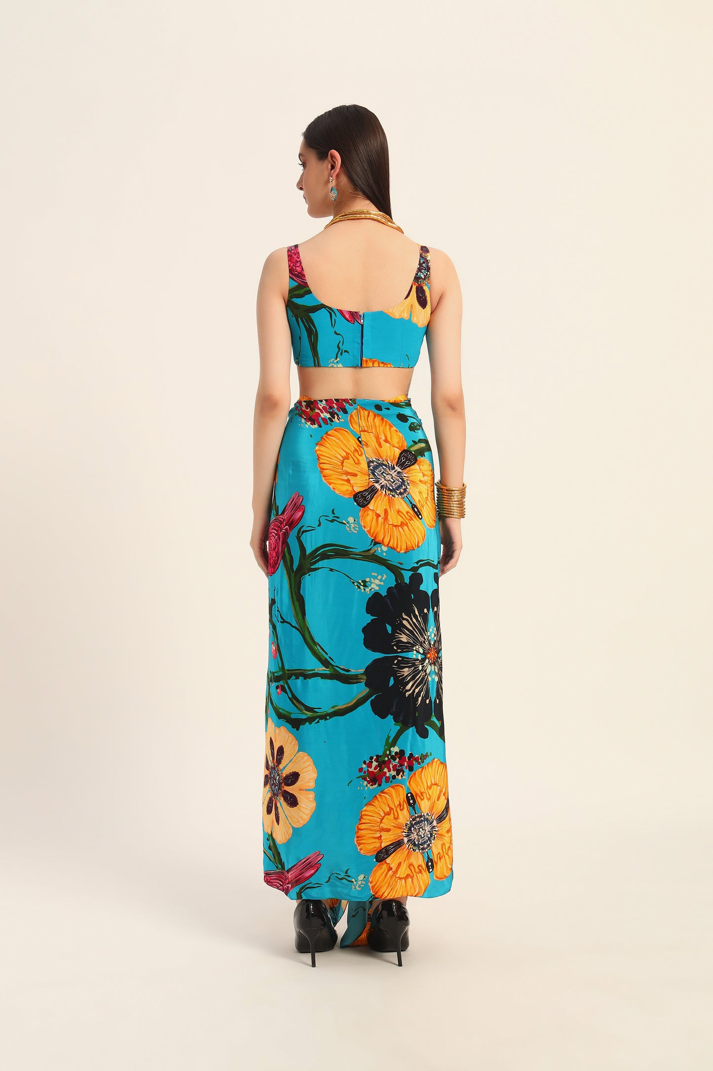 Yoko Top and draped skirt
