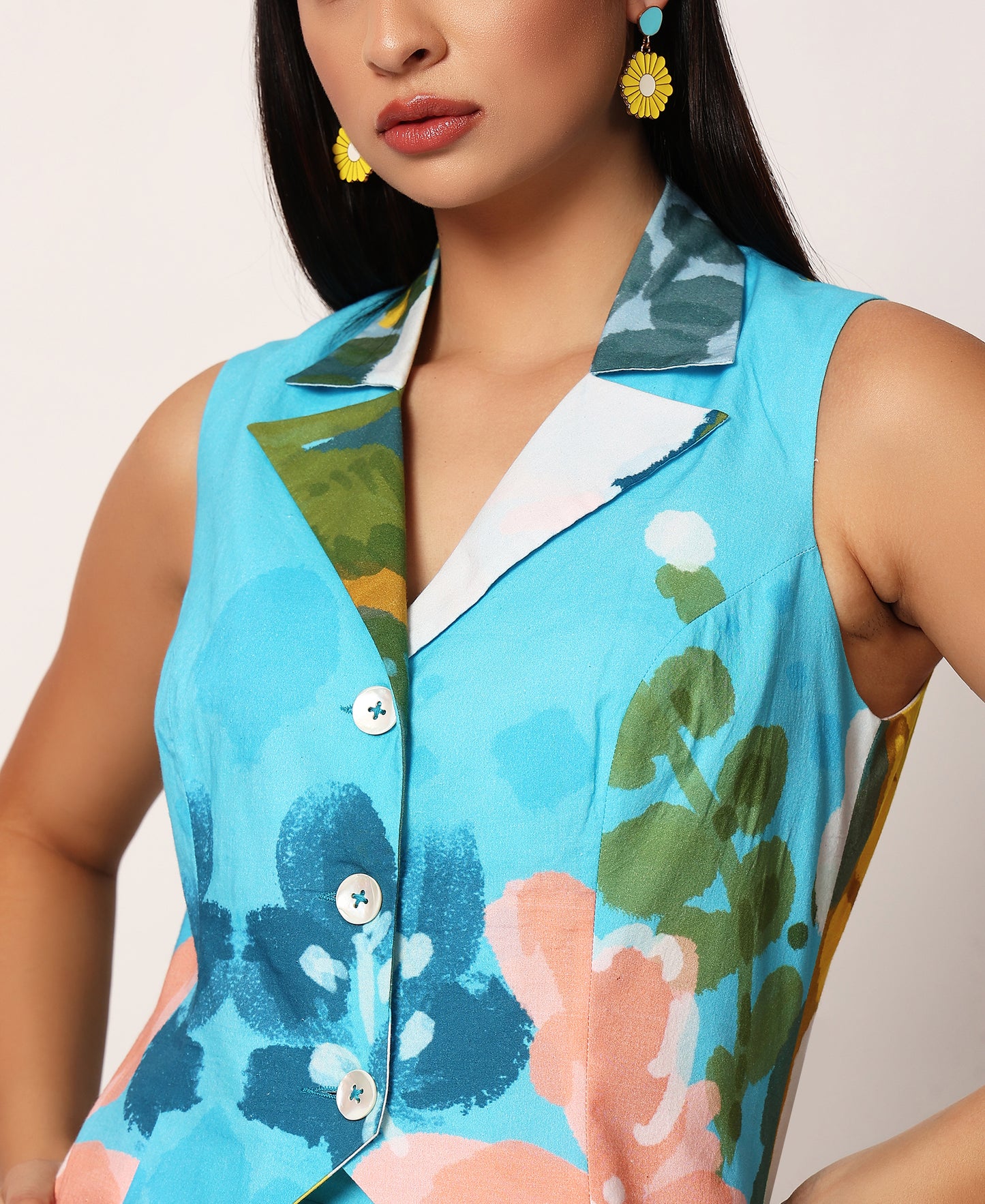 Kosumosu waistcoat and skirt set