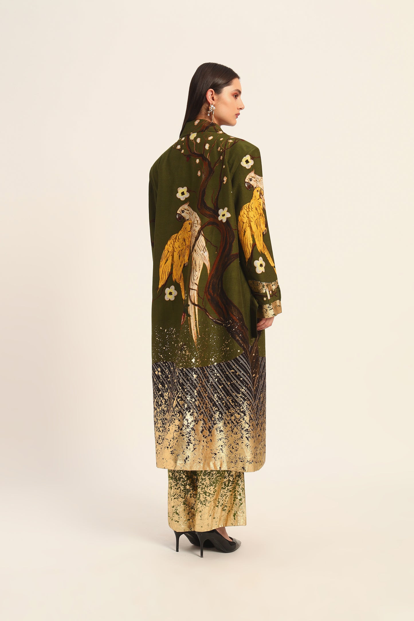 Miko Green Overcoat