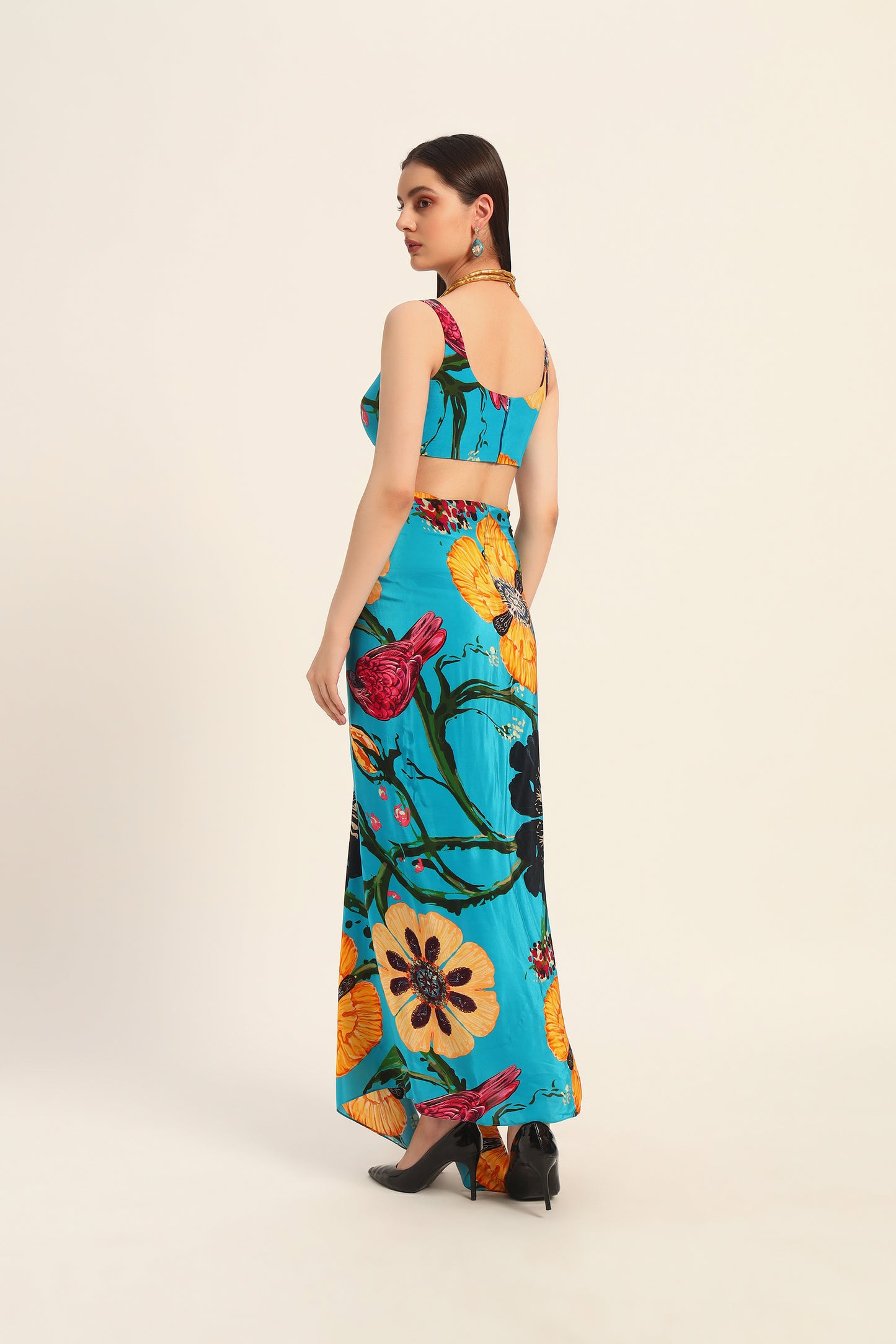 Yoko Top and draped skirt