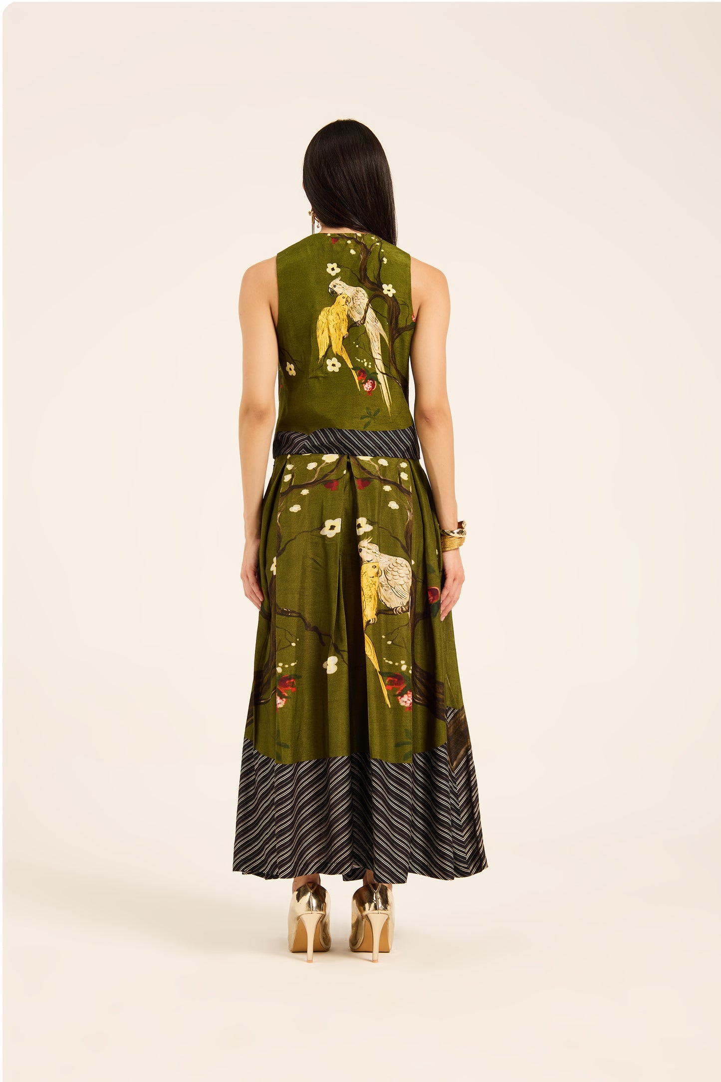 Miko waistcoat and skirt set
