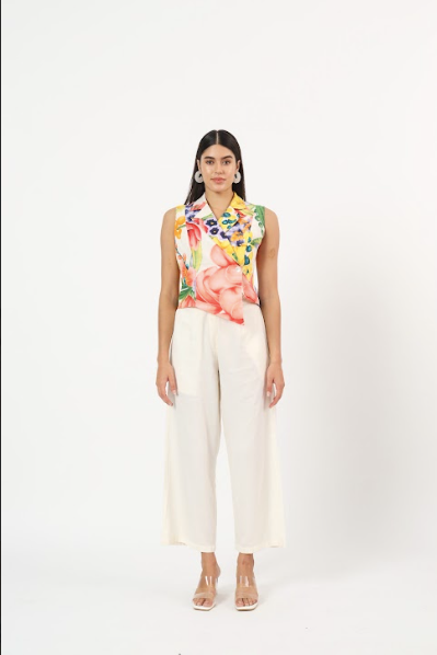Keiko white waistcoat