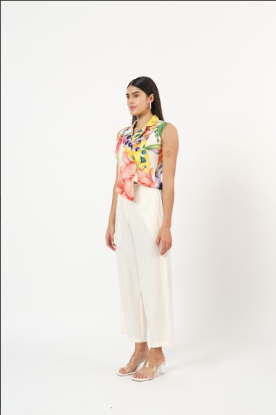 Keiko white waistcoat
