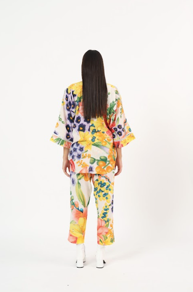 Keiko white coord set