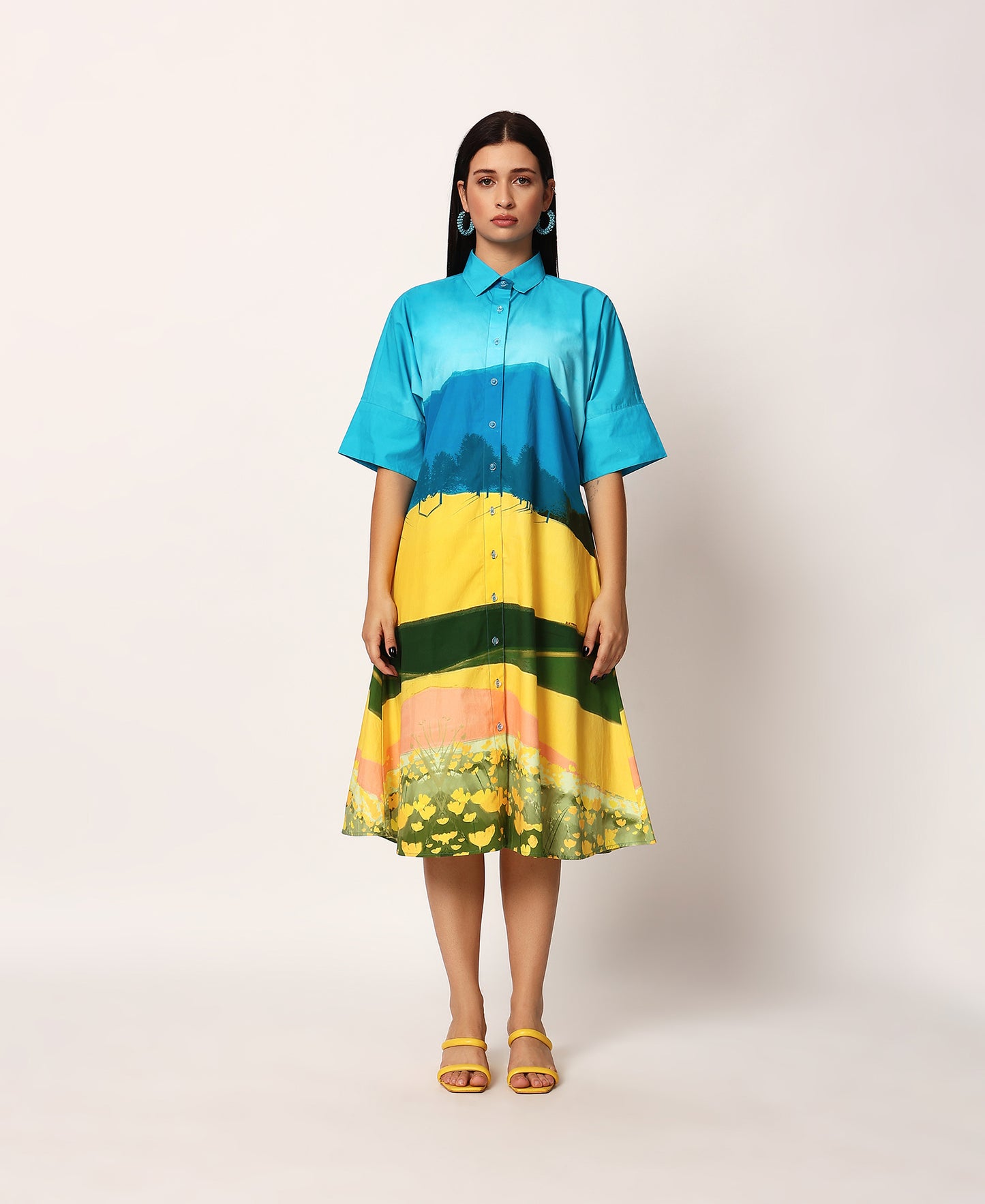 Fuji shirt dress