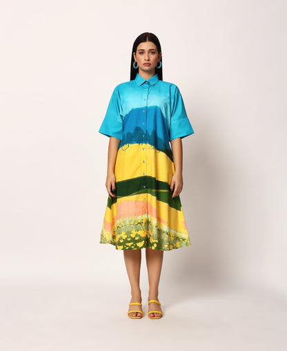 Fuji shirt dress