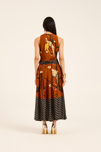 Misora waistcoat and skirt set