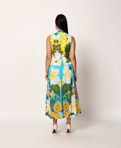 Kosumosu waistcoat and skirt set
