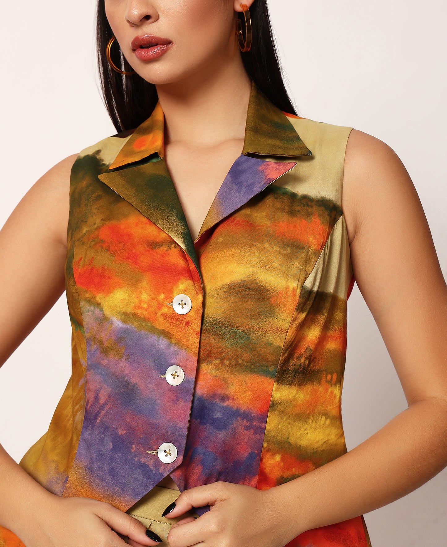 Chiyo waistcoat and skirt set