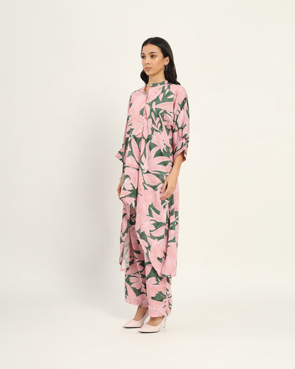 Multicolour Green Floral Kurta set