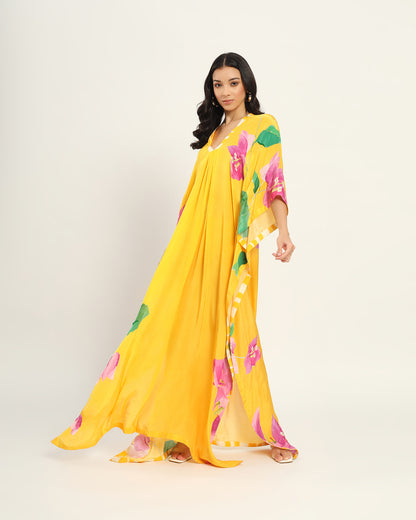 Bougainvillea Kaftaan dress