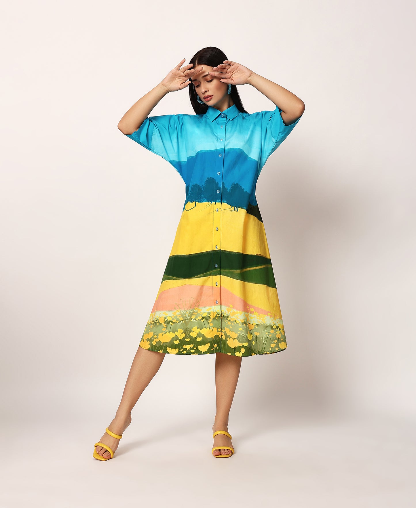 Fuji shirt dress