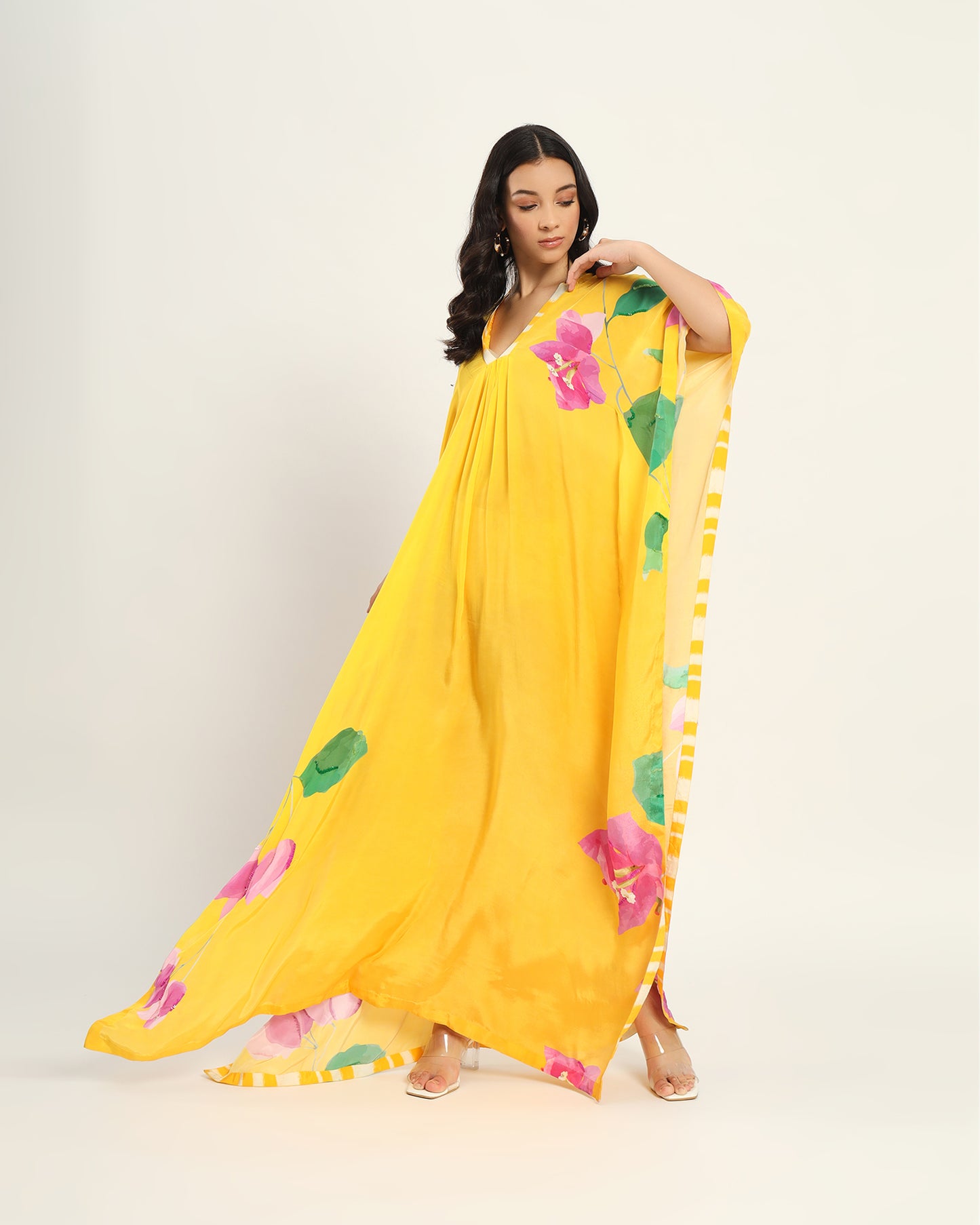 Bougainvillea Kaftaan dress