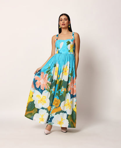 Kosumosu blue dress