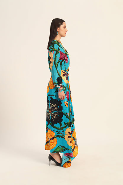 Yoko Shirt and draped skirt