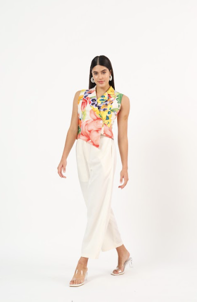 Keiko white waistcoat