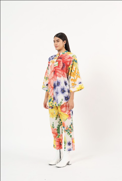Keiko white coord set
